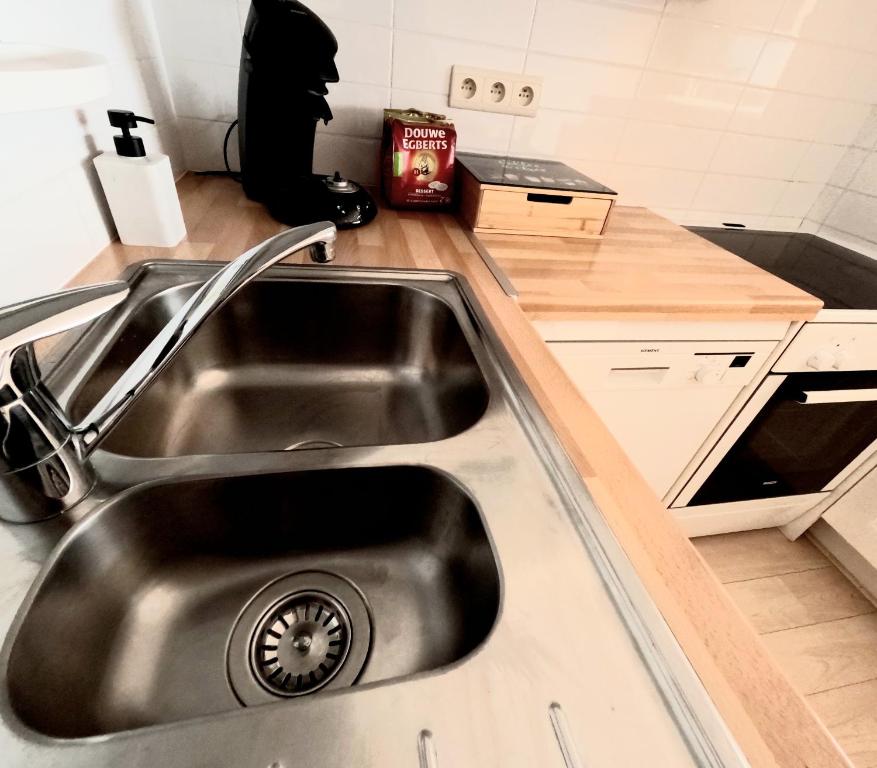 Kuchyň nebo kuchyňský kout v ubytování Skyline suite 2