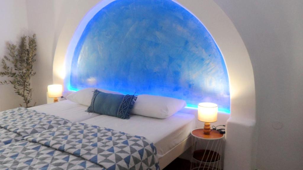 Postel nebo postele na pokoji v ubytování Papafotis Apartments & Suites