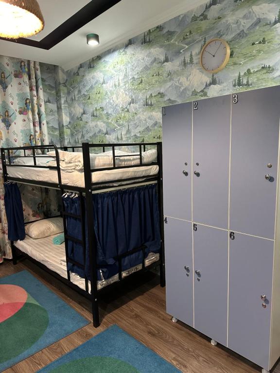 Postel nebo postele na pokoji v ubytování Ultra Hostel