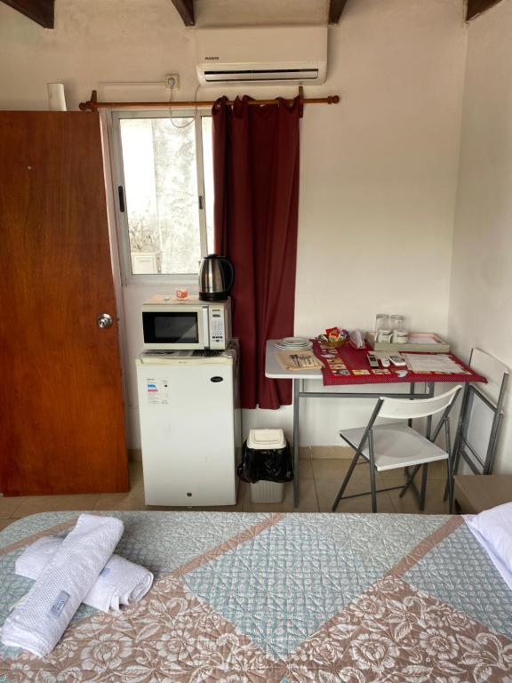 Kuchyň nebo kuchyňský kout v ubytování Habitación Juspe