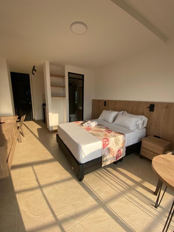 Letto o letti in una camera di Caliview Apartahotel Andalaya