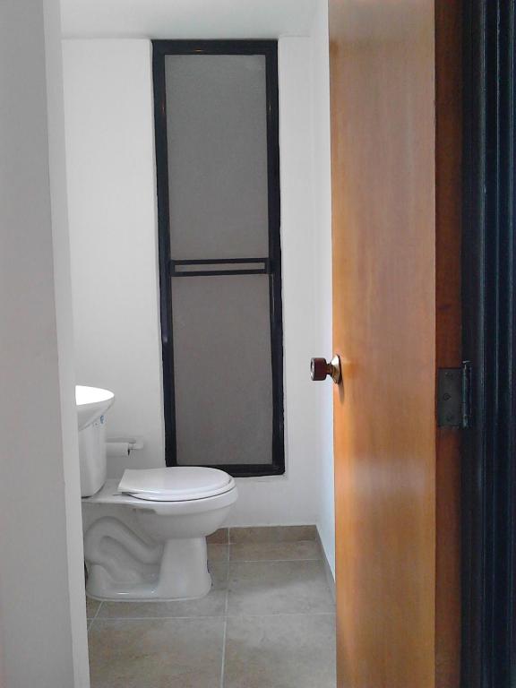 Koupelna v ubytování Hostal Norma101