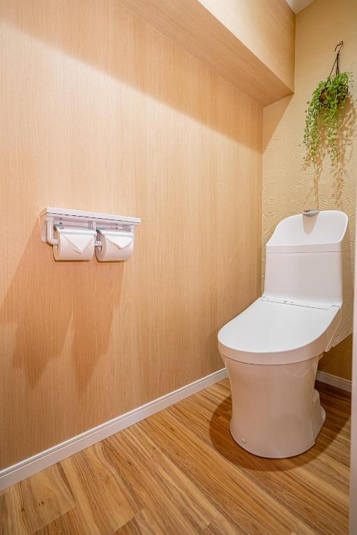 Koupelna v ubytování Sakura Suite 404