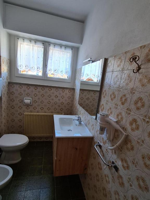 Koupelna v ubytování Appartamenti Mulàr