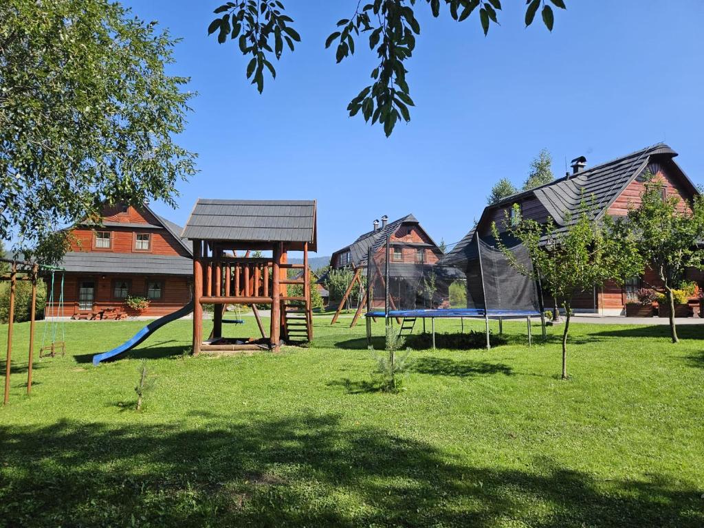 Herní místnost nebo prostor pro děti v ubytování Drevenice Zuberec