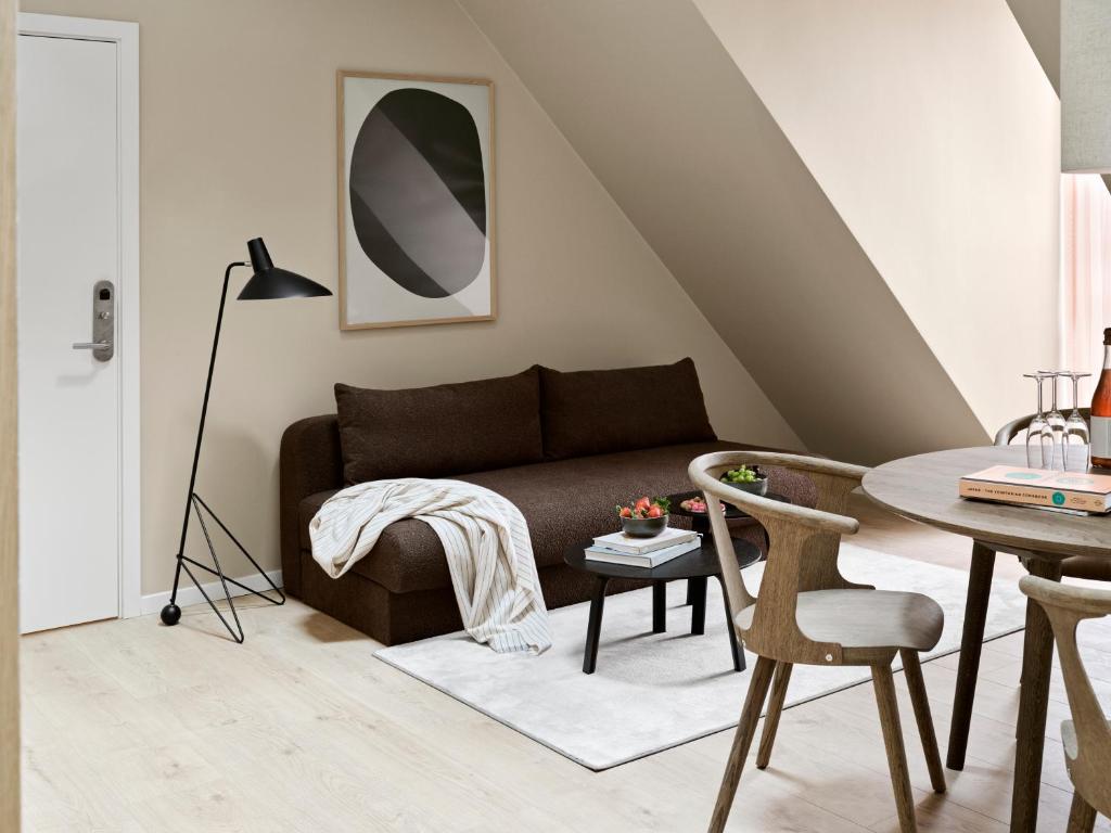 Istumisnurk majutusasutuses Aura Apartment Hotel