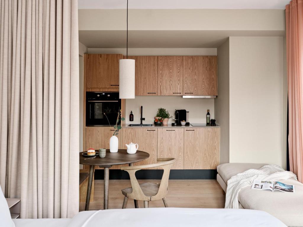 Köök või kööginurk majutusasutuses Aura Apartment Hotel
