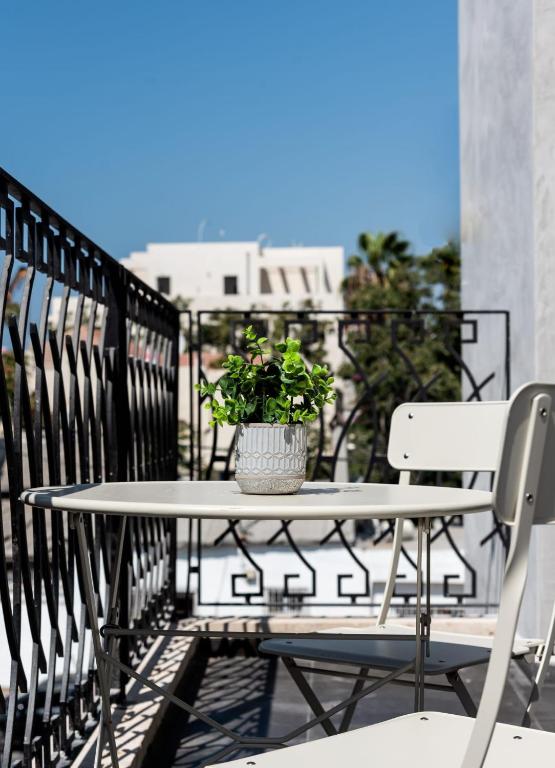 Balkón nebo terasa v ubytování Jaffa Port TLV Hotel Apartments יפו תל אביב