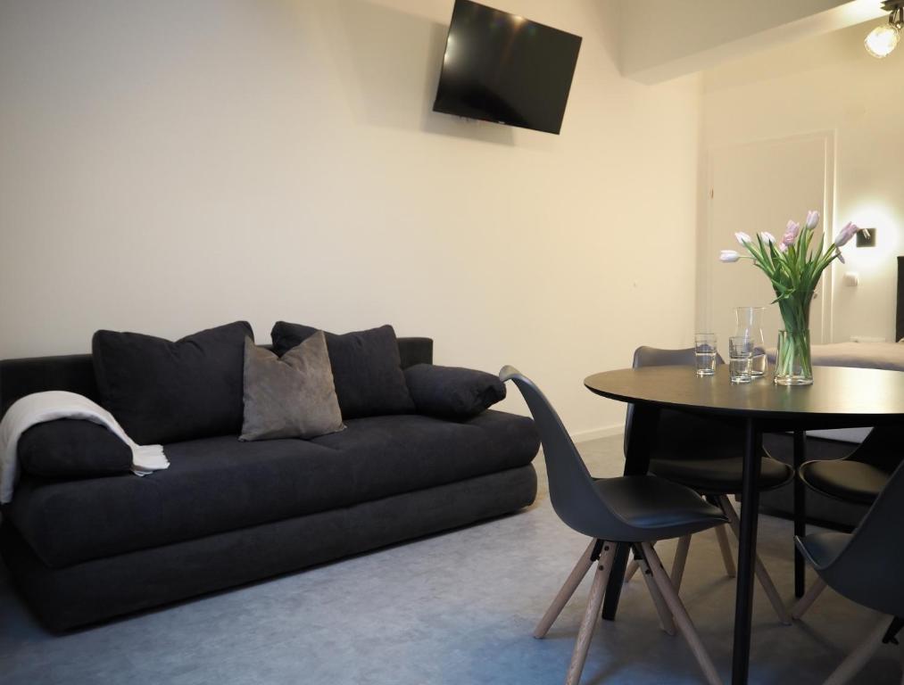 Posezení v ubytování Loft Schottenau
