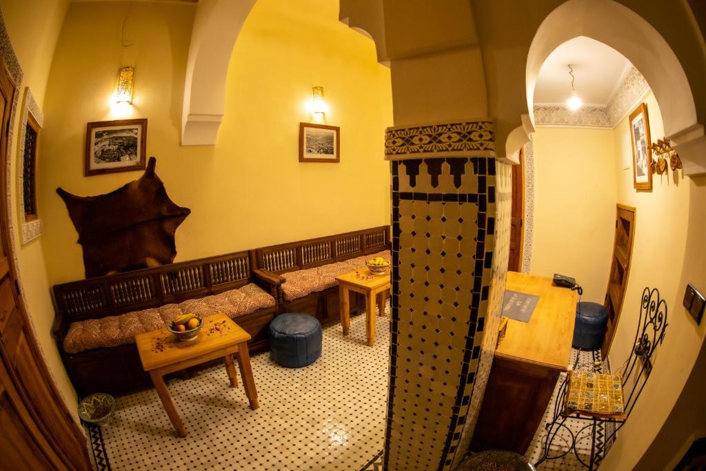 Posezení v ubytování Dar alhaja rahma