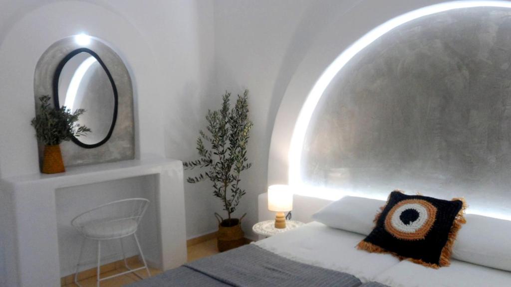 Postel nebo postele na pokoji v ubytování Papafotis Apartments & Suites