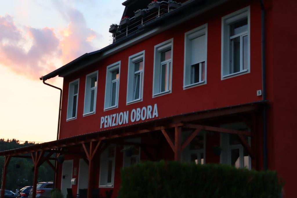 Budova, kde se penzion nachází
