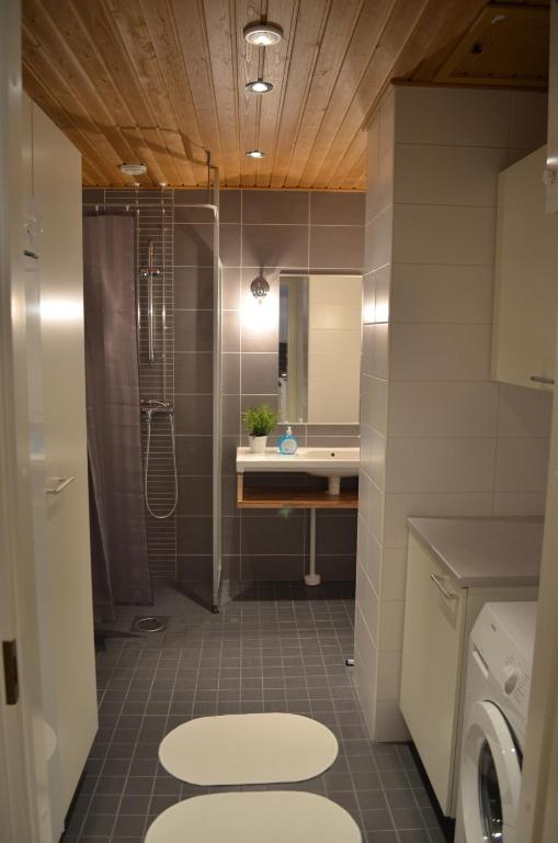 Ванная комната в Castillo Kelotähti Apartment