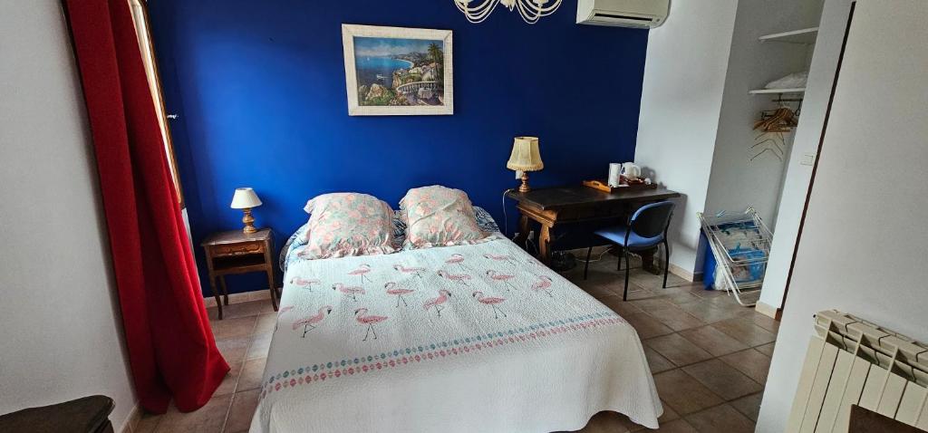 Postel nebo postele na pokoji v ubytování B&B Sita chambres d'hotes
