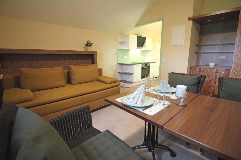 Posezení v ubytování Rosenhotel - Serviced Apartments