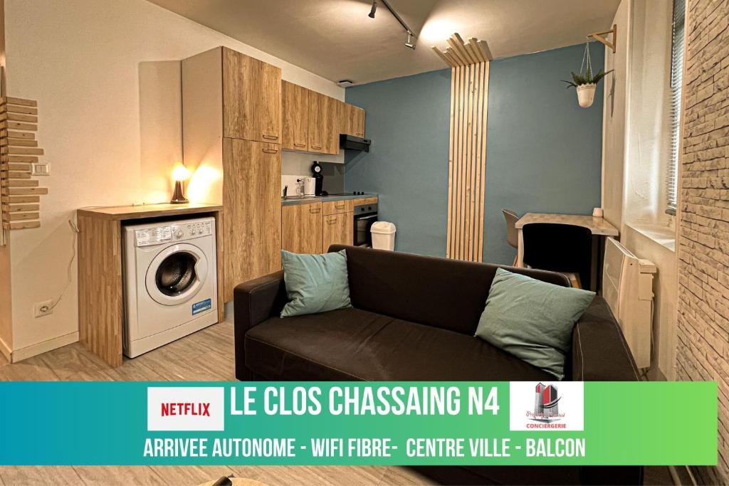 Kuchyňa alebo kuchynka v ubytovaní LE CLOS CHASSAING N4 -Wifi - Centre ville-PROPERTY RENTAL NM