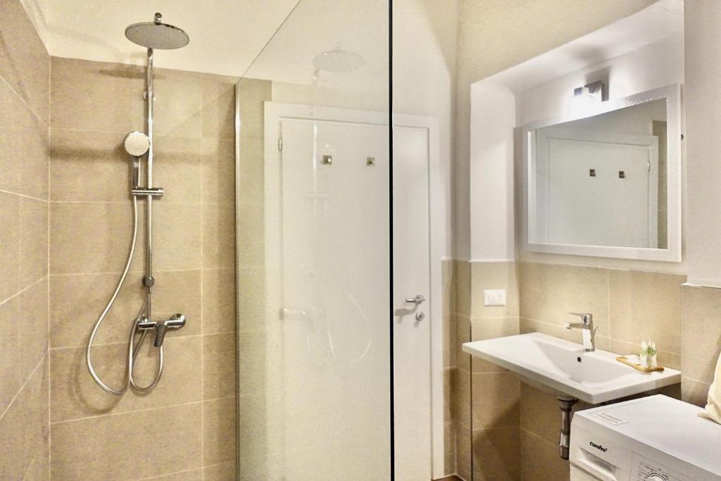 Łazienka w obiekcie Casa alla Vecchia Posta di Bagno Vignoni