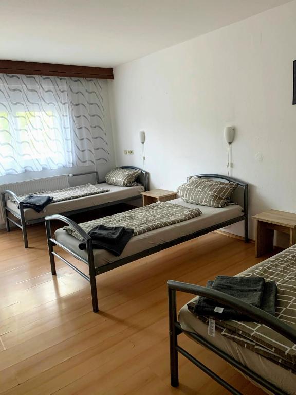 Posezení v ubytování Monteurzimmer - Karlsbad