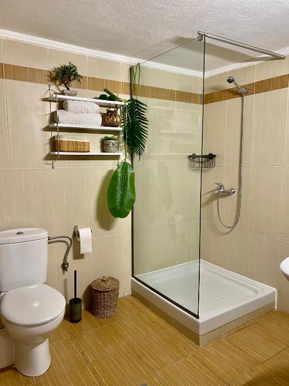 Kúpeľňa v ubytovaní Maya Suites Kallithea