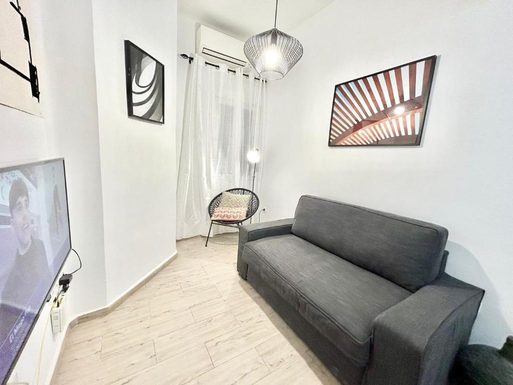 Posezení v ubytování Centro Ronda de Segovia Aparment