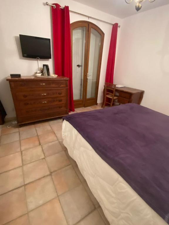 Postel nebo postele na pokoji v ubytování B&B Sita chambres d'hotes