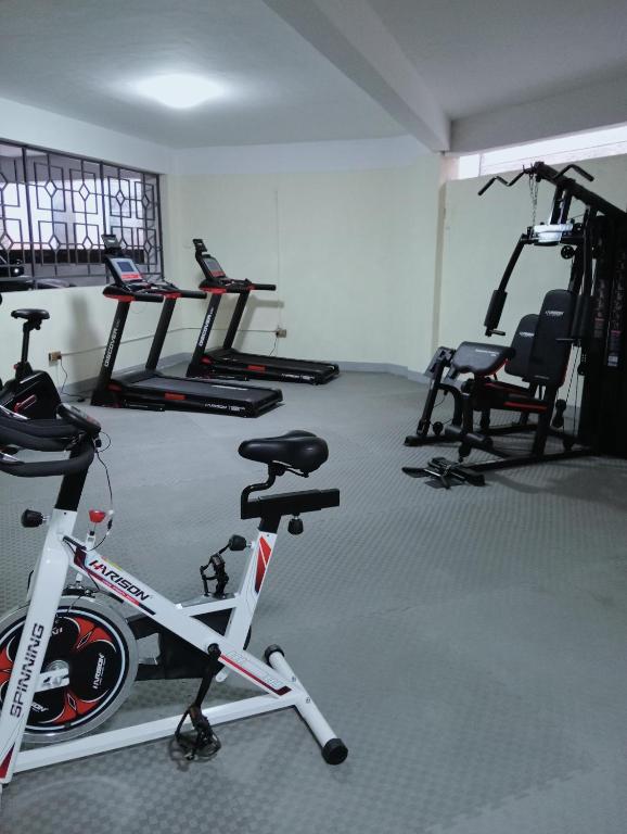 Fitness centrum a/nebo fitness zařízení v ubytování Wanderstay kenya
