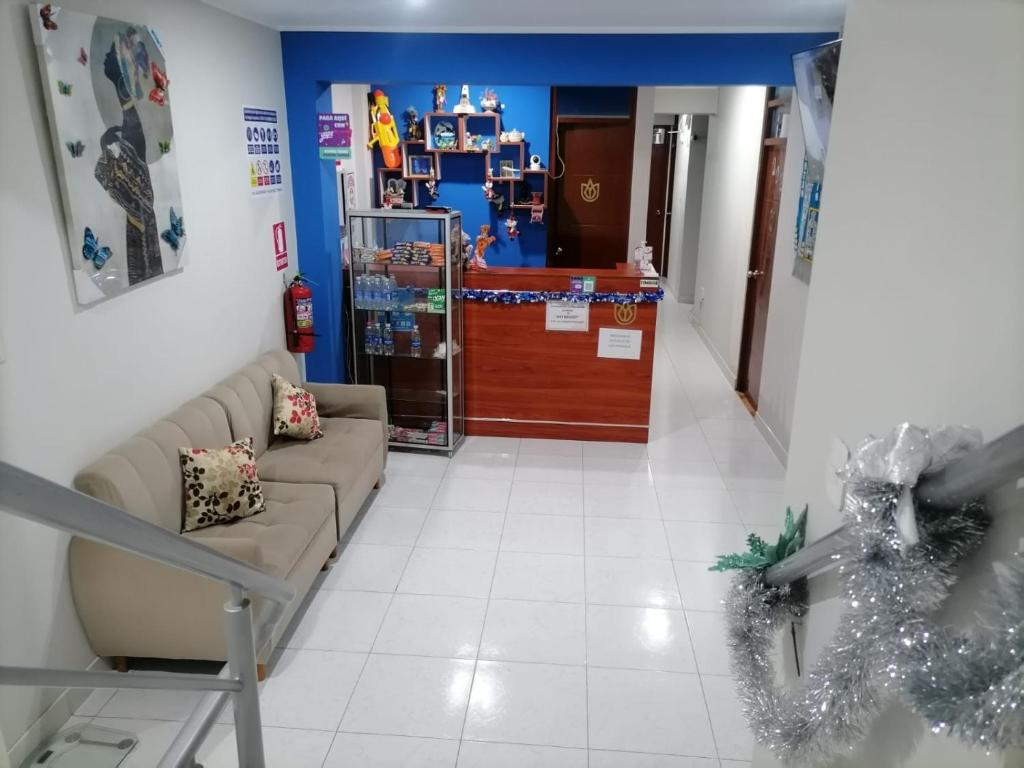 Posezení v ubytování Hostal Terraoro