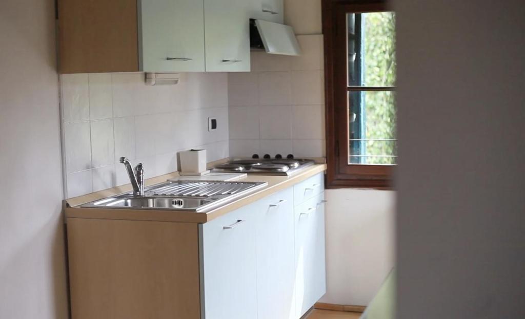Kuchyň nebo kuchyňský kout v ubytování Agriturismo Barchessa
