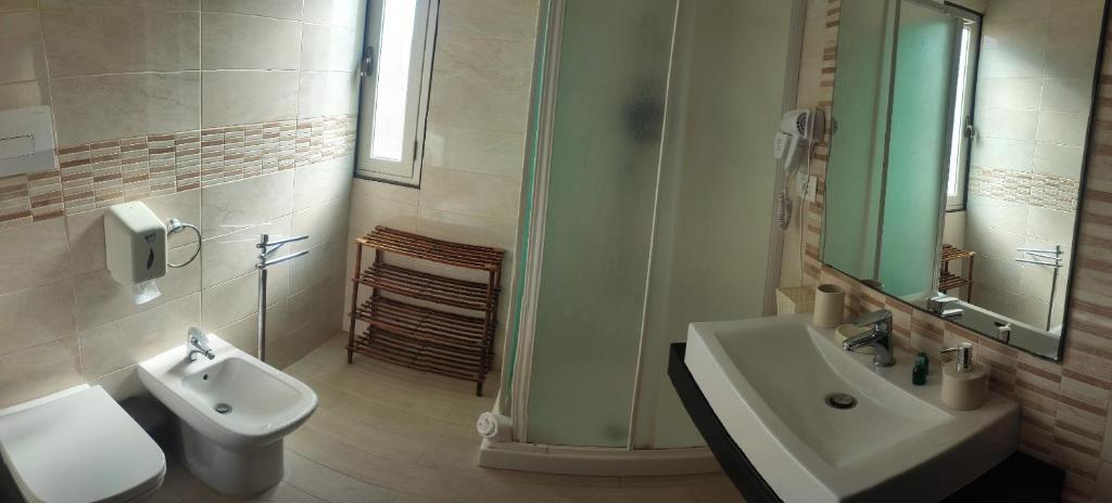 Koupelna v ubytování Guest House Elettra