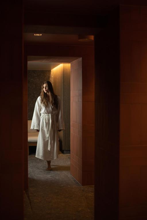 Postel nebo postele na pokoji v ubytování Narva Hotell & Spaa