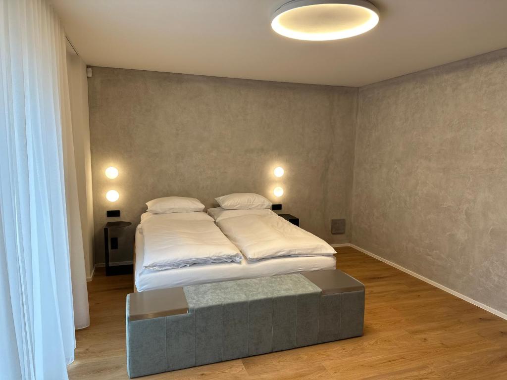 Postel nebo postele na pokoji v ubytování Apartmány Vila Terasy