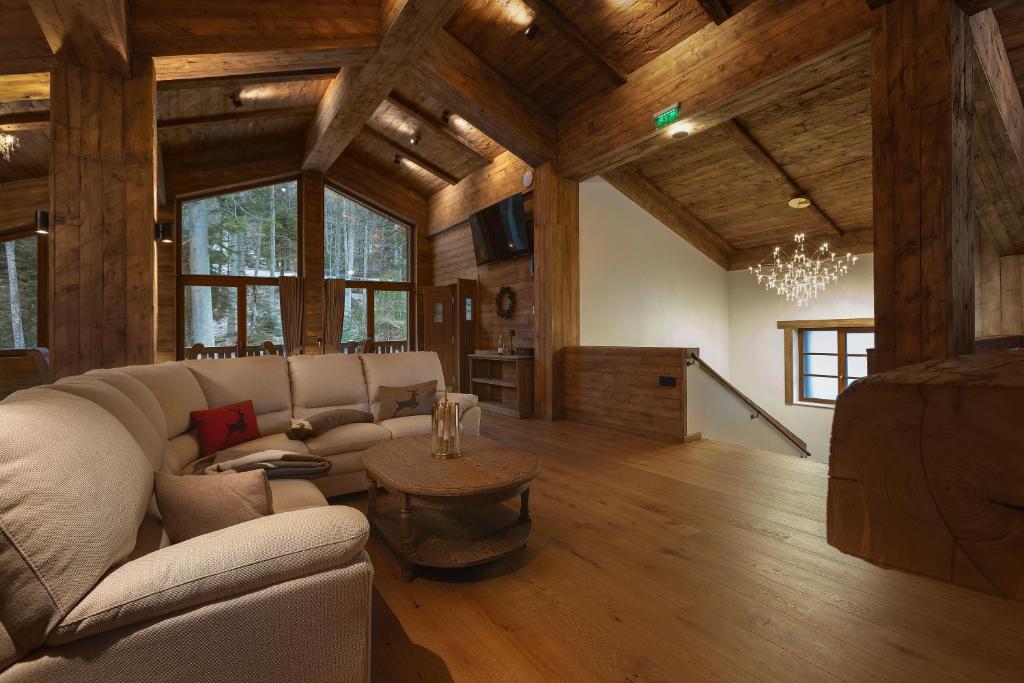 Posezení v ubytování Chalet Royal