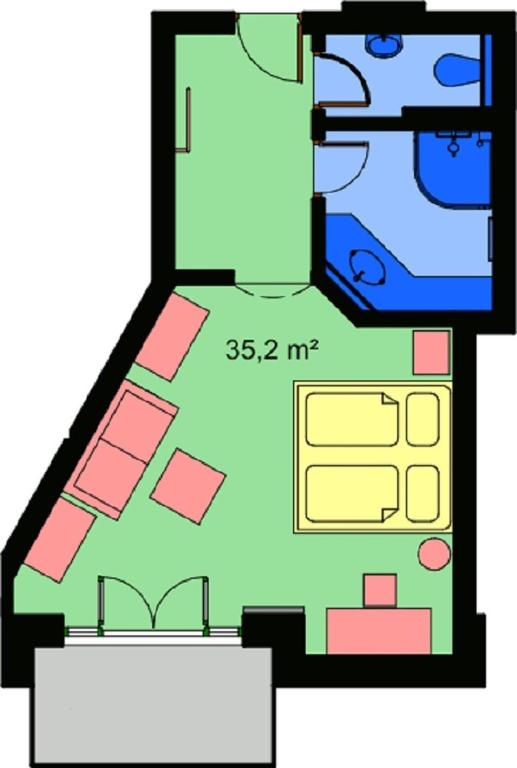 Půdorys ubytování Hotel Reinerhof