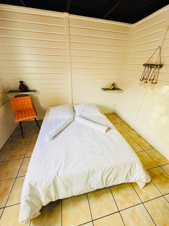 Postel nebo postele na pokoji v ubytování Villa Réséda