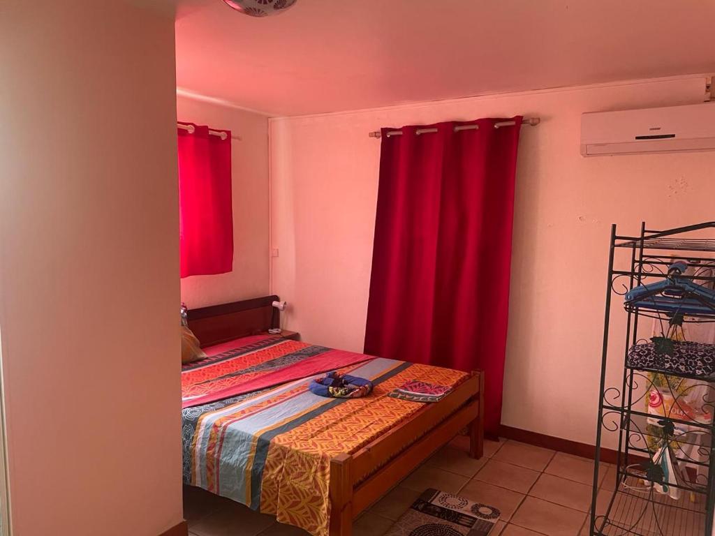 Postel nebo postele na pokoji v ubytování Villa yoyo poirier