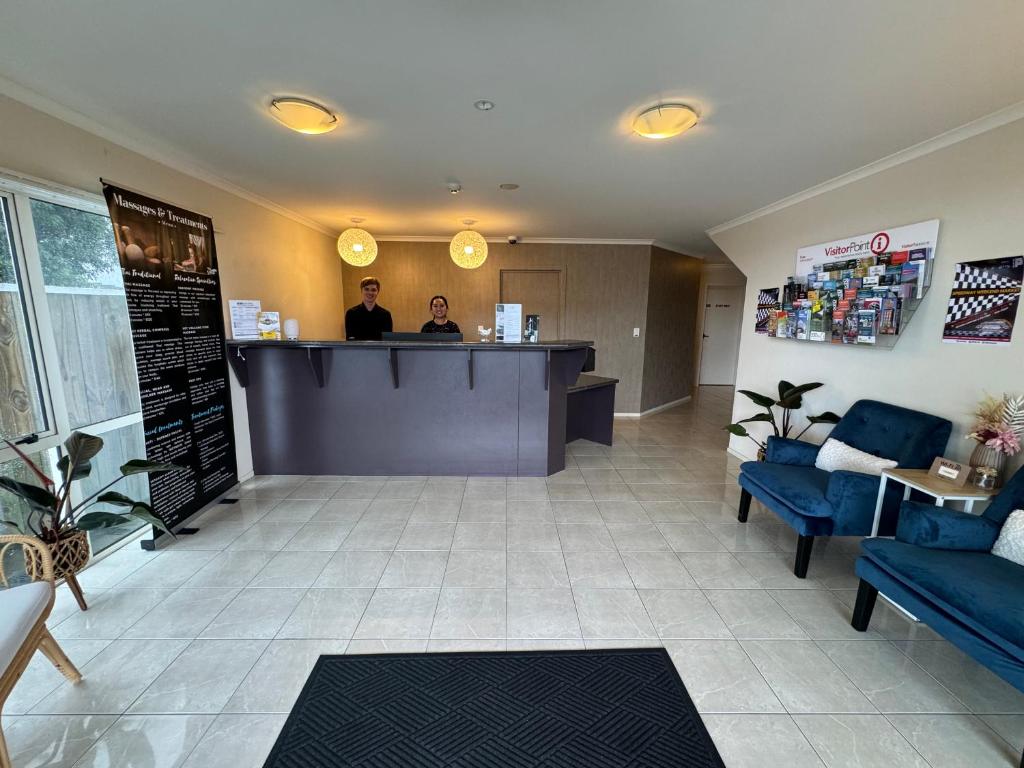 Posezení v ubytování B-Ks Premier Motel Palmerston North