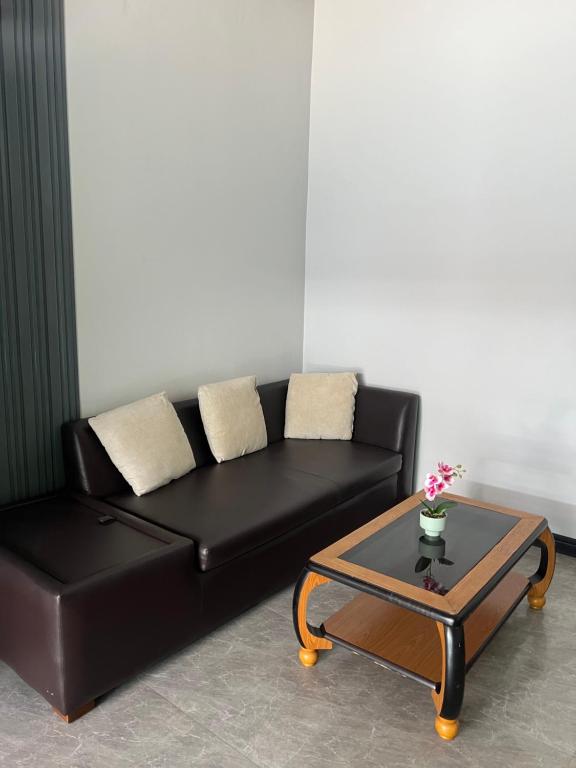 Posezení v ubytování Chambre d'hôte chez Pat - Thailande authentique