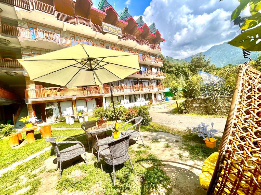 Zahrada ubytování Hotel Himalayan Classic, Manali