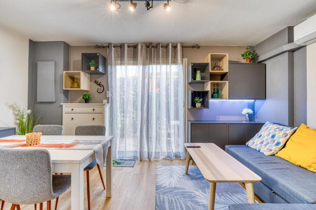 Posezení v ubytování Le Mas de la Mer