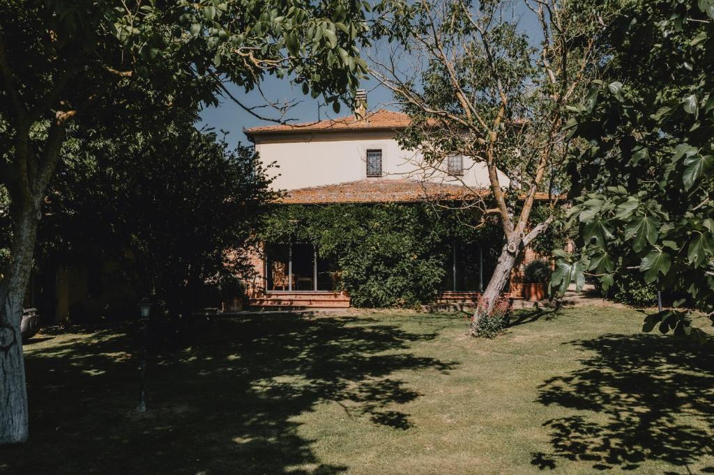 A garden outside Podere Biagio