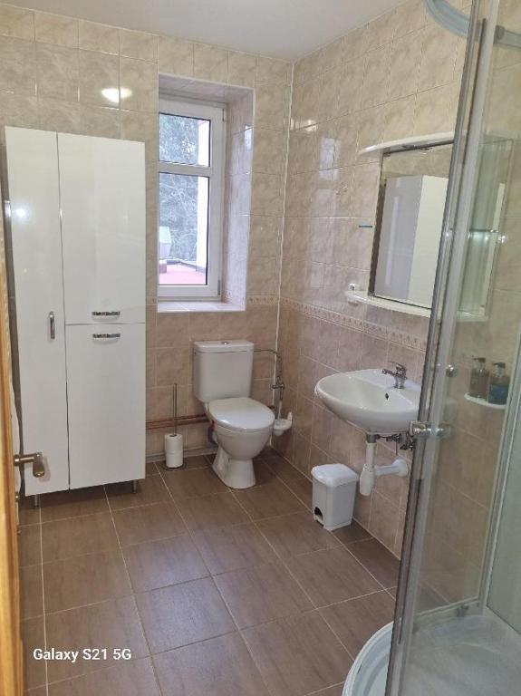Koupelna v ubytování Hotel Zámeček Raspenava