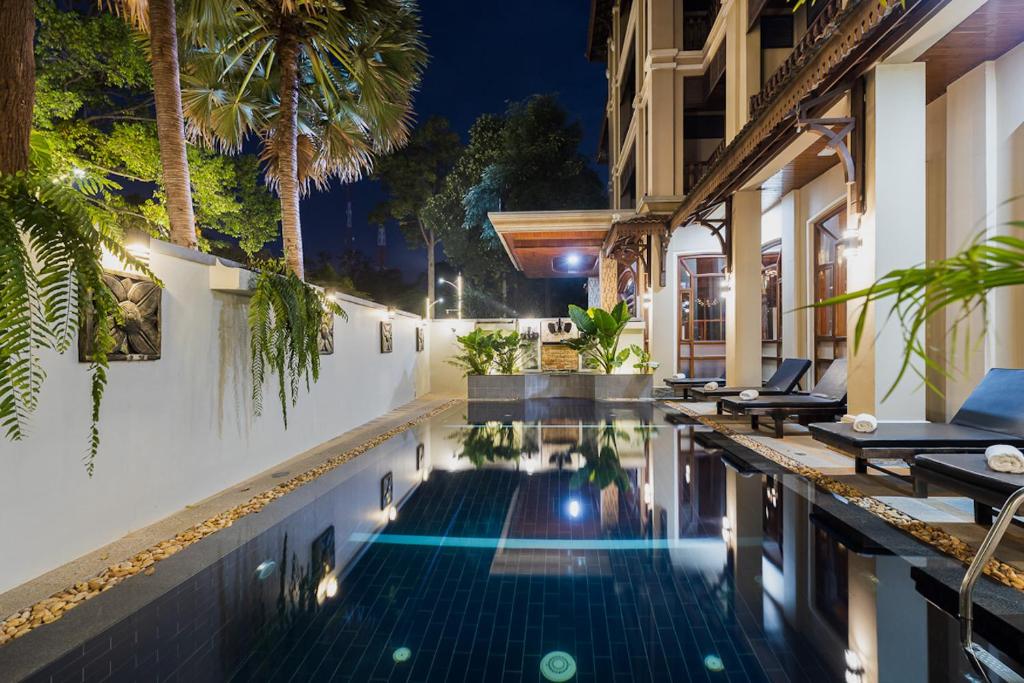 Bazén v ubytování Pierre Hotel nebo v jeho okolí