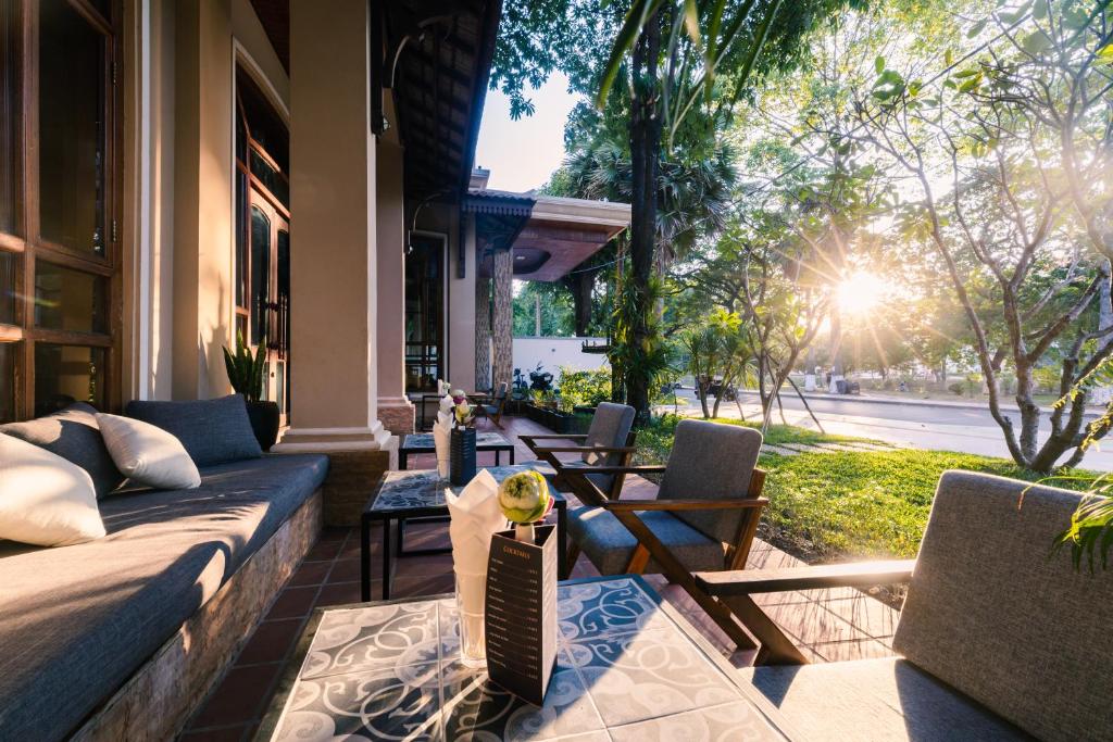 Posezení v ubytování Pierre Hotel