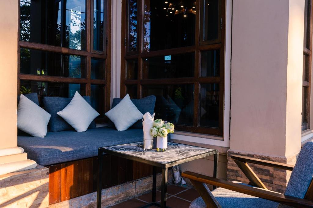 Posezení v ubytování Pierre Hotel