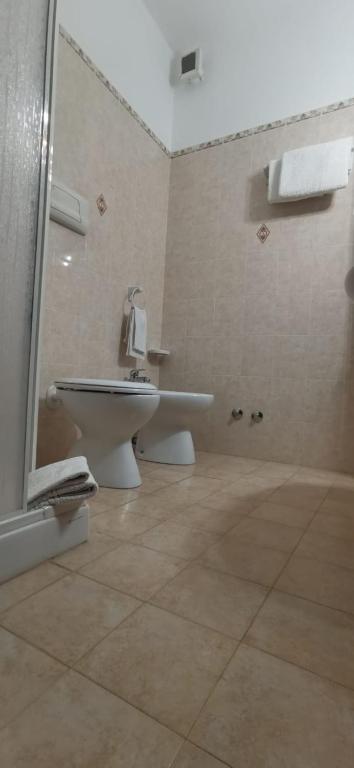 Koupelna v ubytování Hotel Edelweiss
