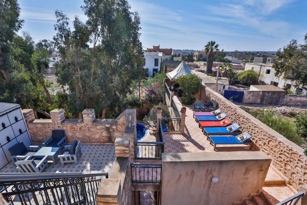 Balkón nebo terasa v ubytování DAR ETTO Riad & Spa
