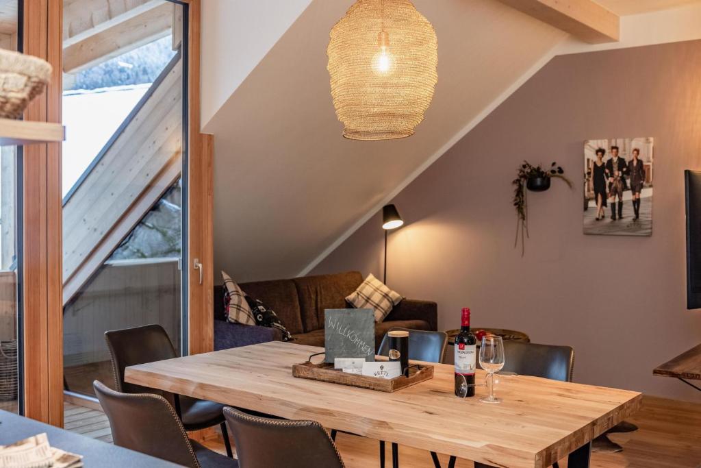 Posezení v ubytování Landhaus Jenul