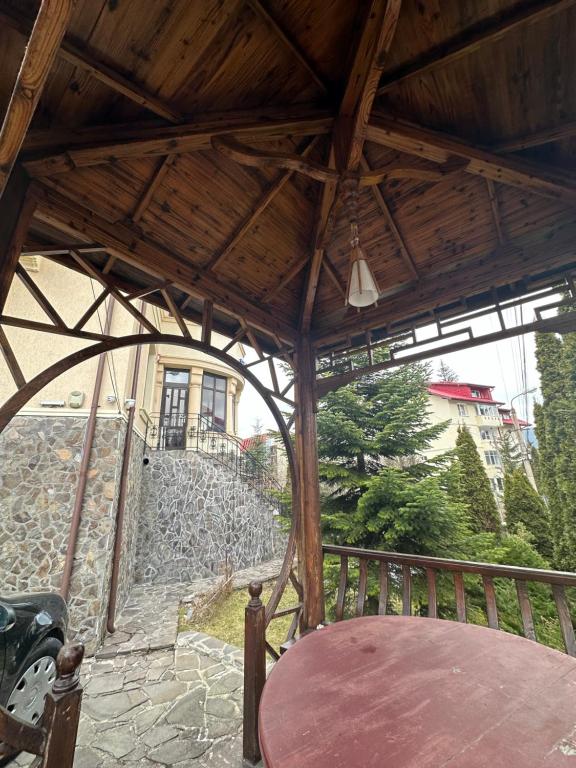 Balkón nebo terasa v ubytování Casa Dunarea by Genco