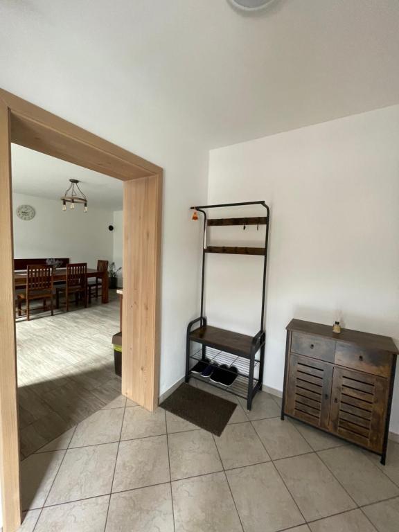 Letto o letti in una camera di Apartmán Kameňák