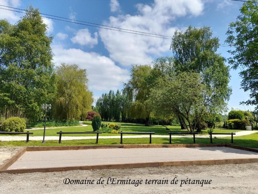 Zahrada ubytování Domaine de l'Ermitage
